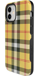 As if! | Yellow Plaid iPhone Case iPhone Case get.casely 