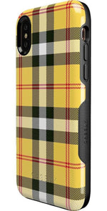 As if! | Yellow Plaid iPhone Case iPhone Case get.casely 