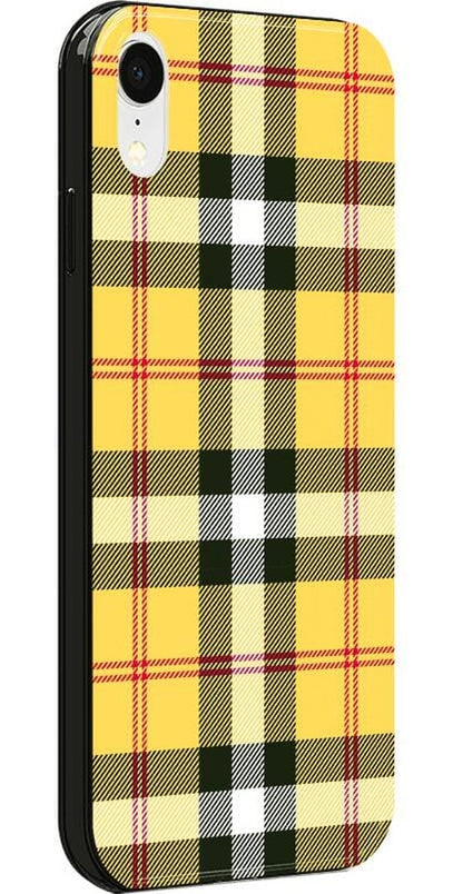 As if! | Yellow Plaid iPhone Case iPhone Case get.casely 