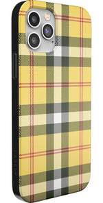 As if! | Yellow Plaid iPhone Case iPhone Case get.casely 