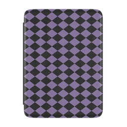 Midnight Hex | Purple Checkered Kindle Case