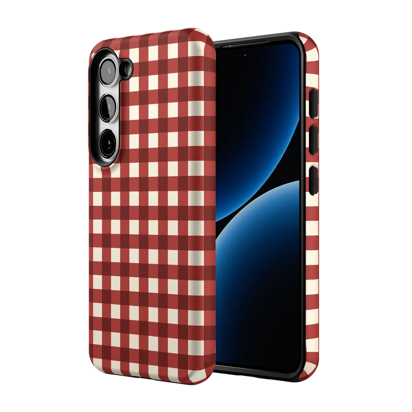 Checked Twice | Red Plaid Case