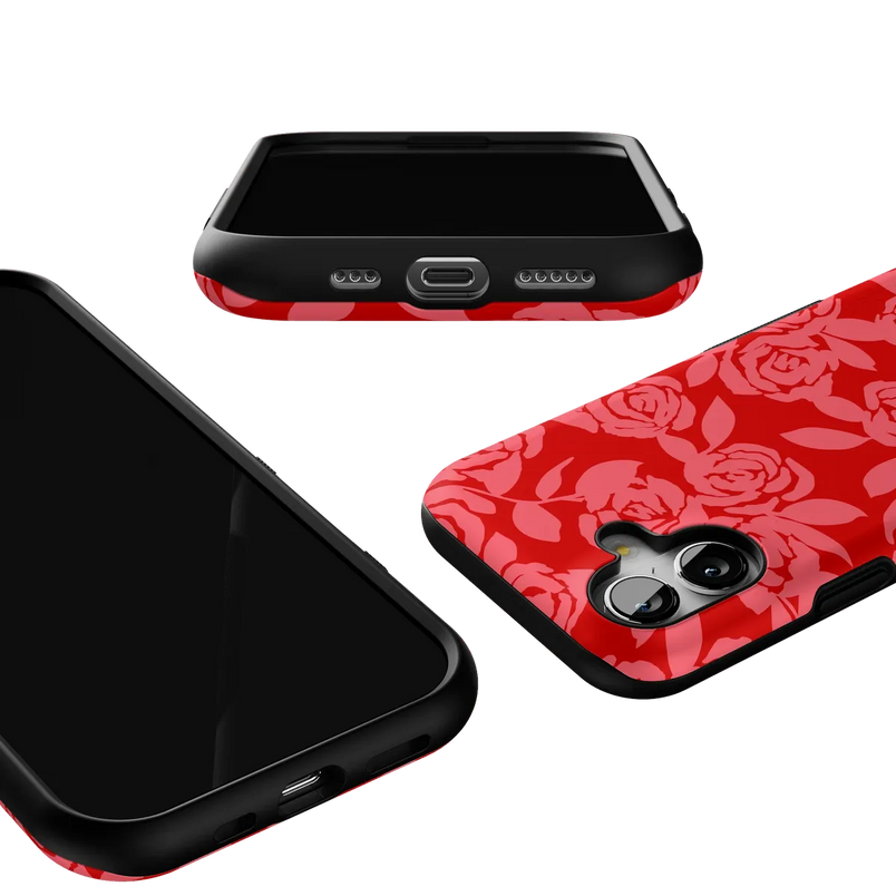 Final Rose | Red & Pink Floral Case