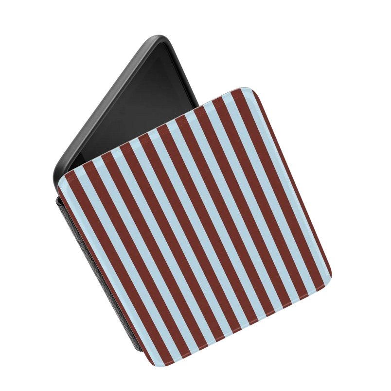 Sunday in Brooklyn | Blue Stripes Kindle Case