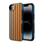 Go New York | Blue & Orange Stripes Case