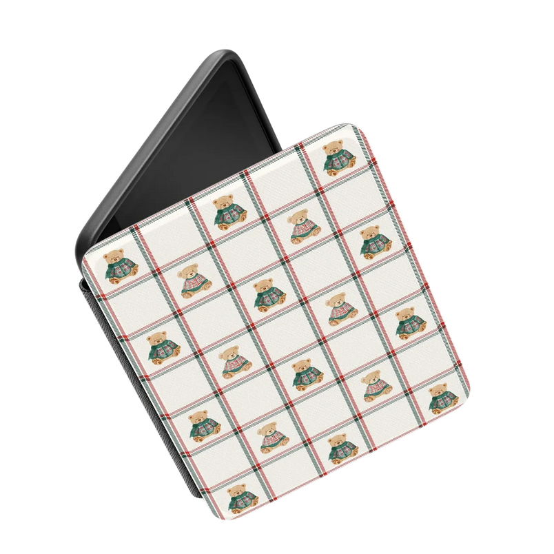 Bear Hugs | Teddy Squares Kindle Case