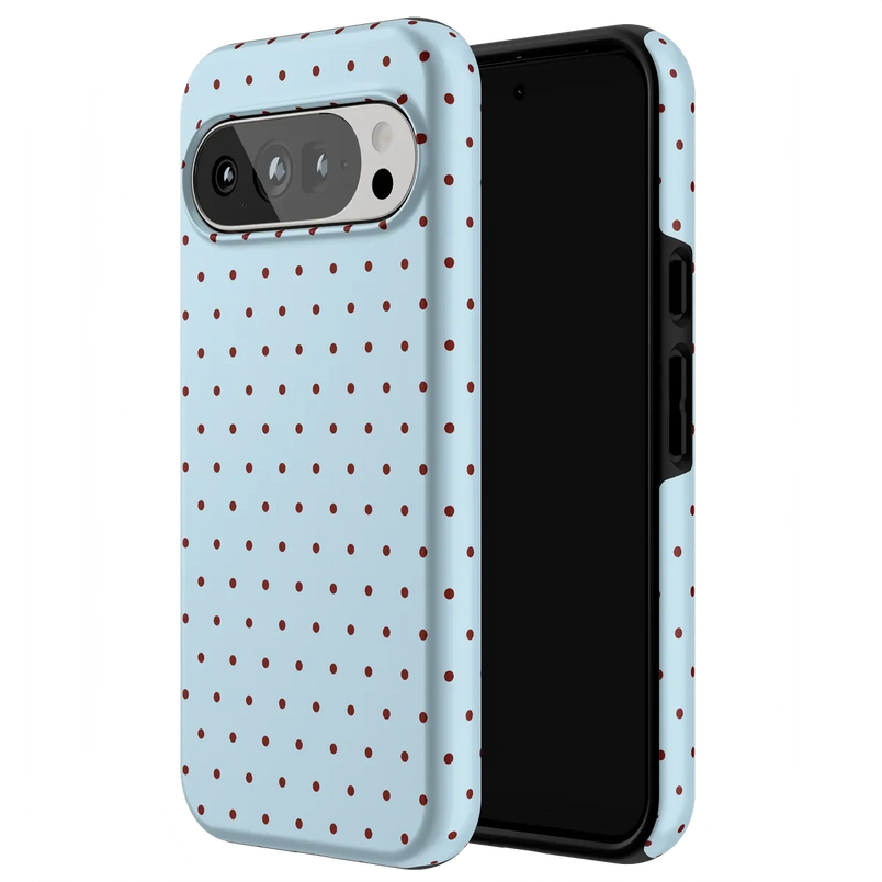 On the Dot | Blue Polka Dot Case