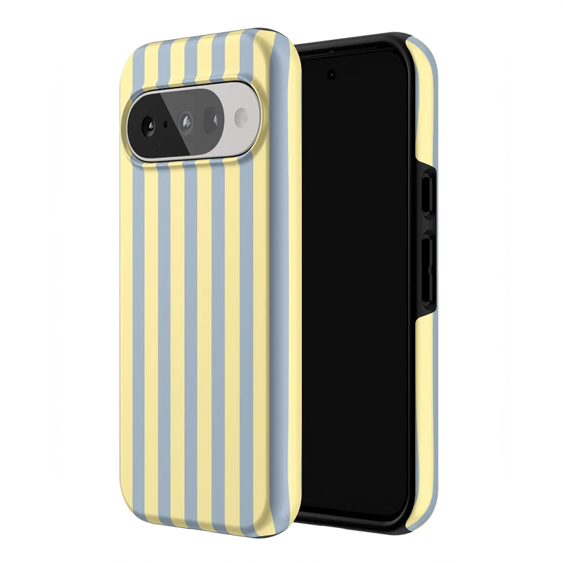 Coastline Stripes | Blue & Yellow Case