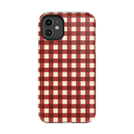 Checked Twice | Red Plaid Case