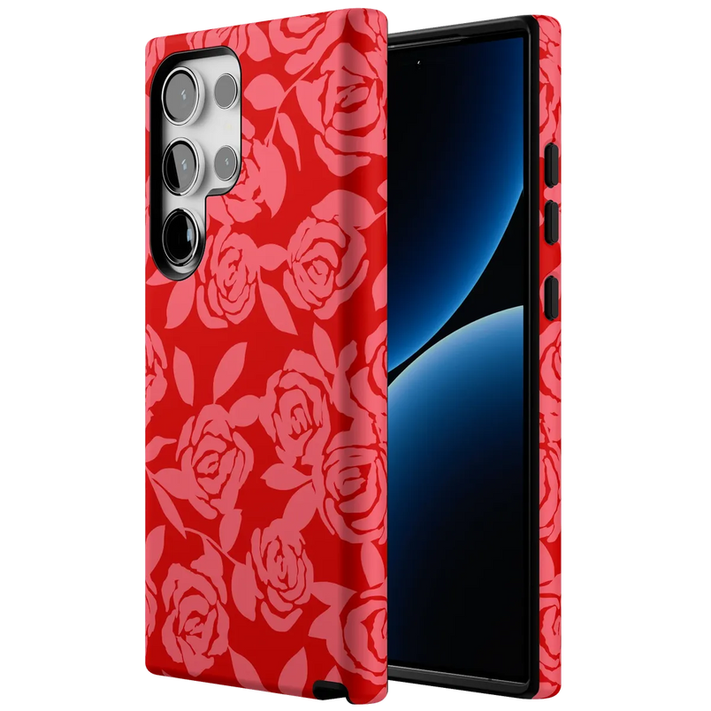 Final Rose | Red & Pink Floral Case