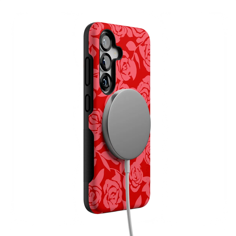 Final Rose | Red & Pink Floral Case