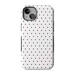 On the Dot | White Polka Dot Case