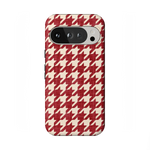 Scarlet Stitch | Red Houndstooth Case