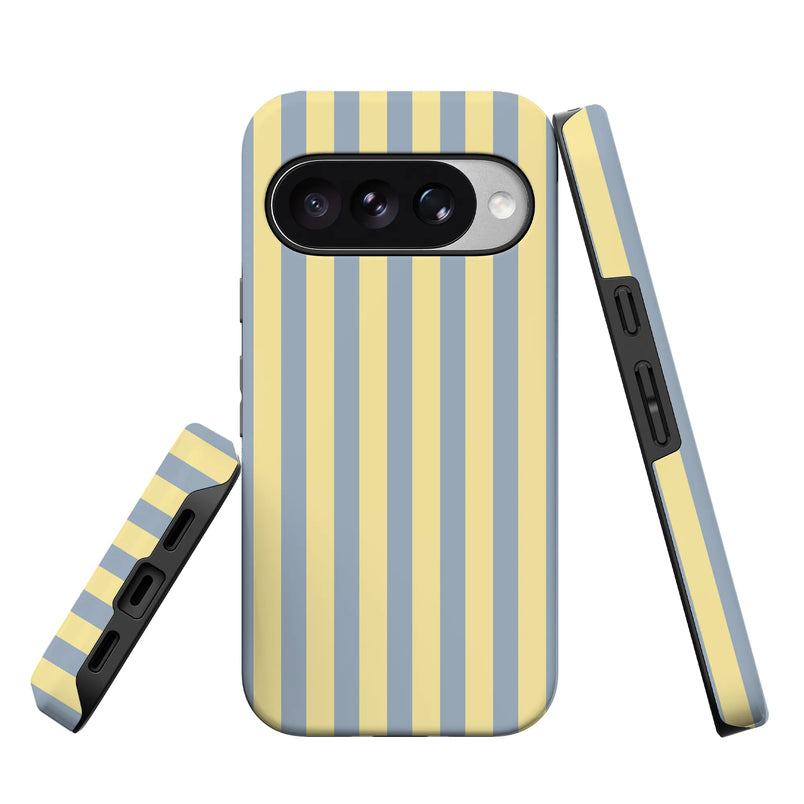 Coastline Stripes | Blue & Yellow Case (Manual)