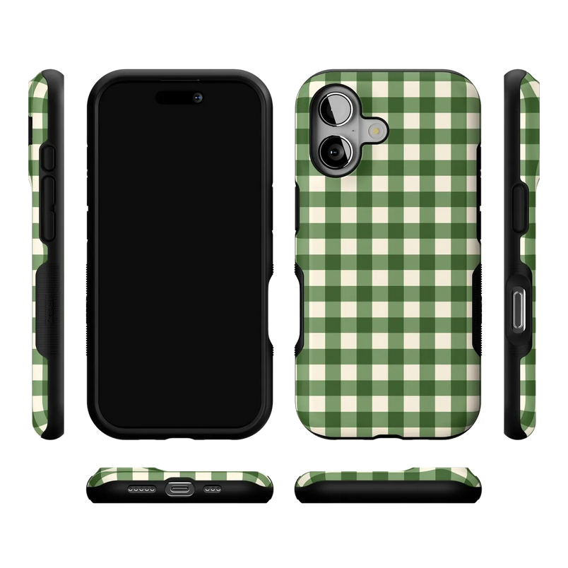 Checked Twice | Green Plaid Case