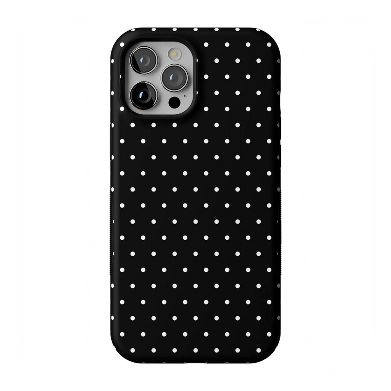 On the Dot | Black Polka Dot Case