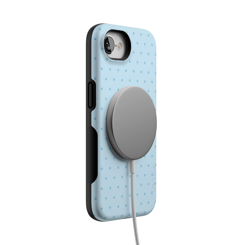 On the Dot | Blue Monochrome Polka Dot Case