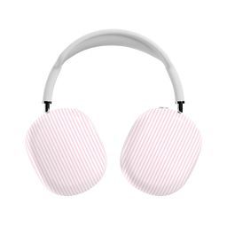 Stripes and the City | Light Pink Pinstripe AirPods Max Case - AirPods Max