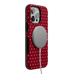On the Dot | Maroon Polka Dot Case