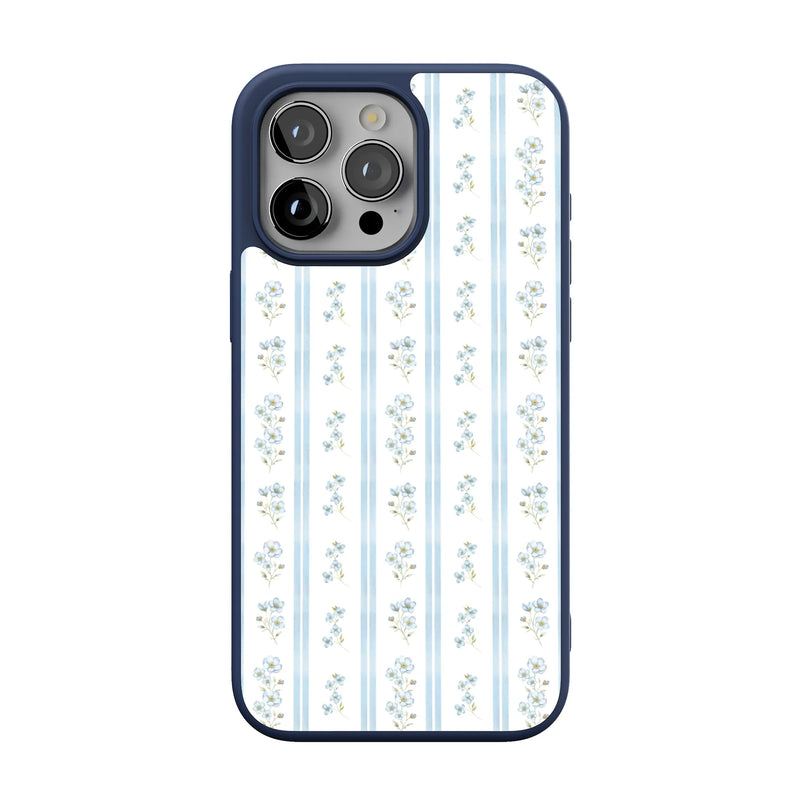 Cottage Stripe | Blue Floral Case