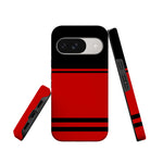 Storm Warning | Black & Red Stripes Case