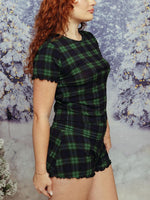 Bamboo Lounge Lover Baby Tee Pajama Top Kitty and Vibe 