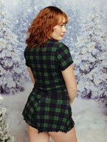 Bamboo Lounge Lover Baby Tee Pajama Top Kitty and Vibe 