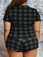 Bamboo Lounge Lover Mini Shorts Pajama Bottom Kitty and Vibe 