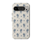 Seaside Stitch | Vintage Roses Case - Google Pixel 9 Pro XL