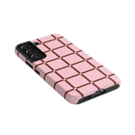 Uptown Gridlock | Pink Checkerboard Case