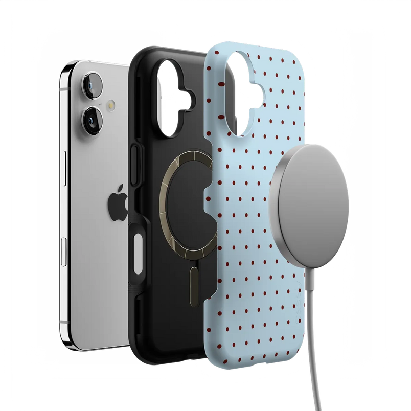 On the Dot | Blue Polka Dot Case