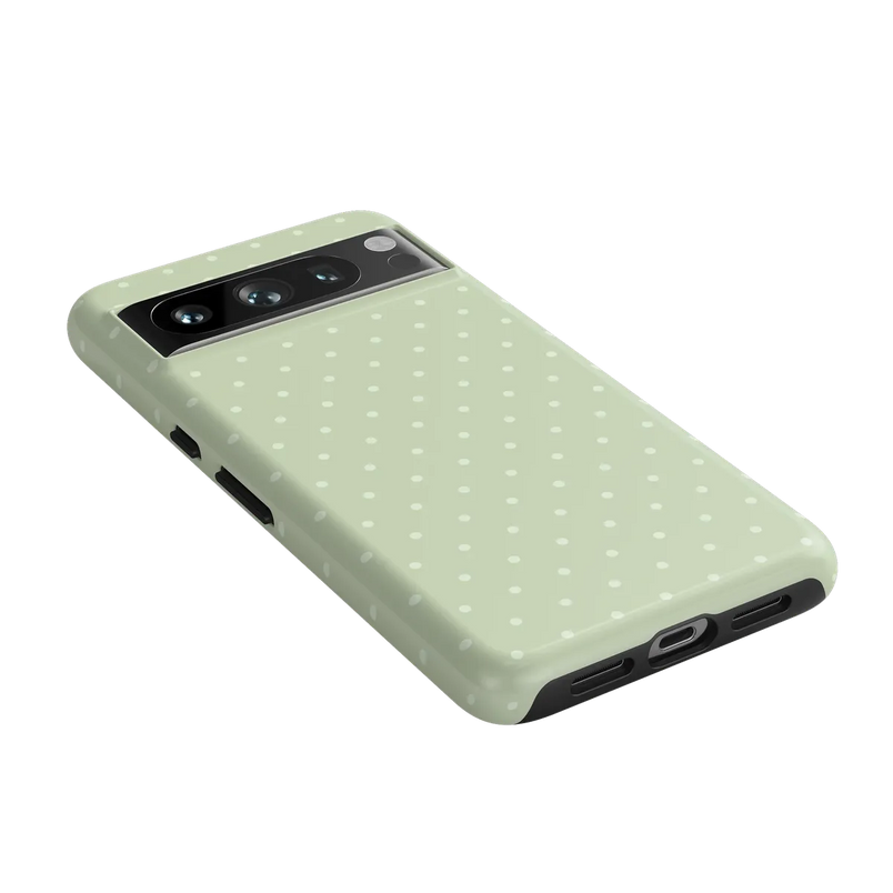 On the Dot | Green Polka Dot Case