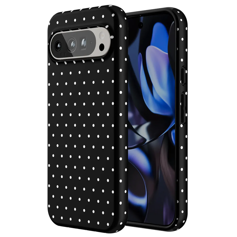 On the Dot | Black Polka Dot Case