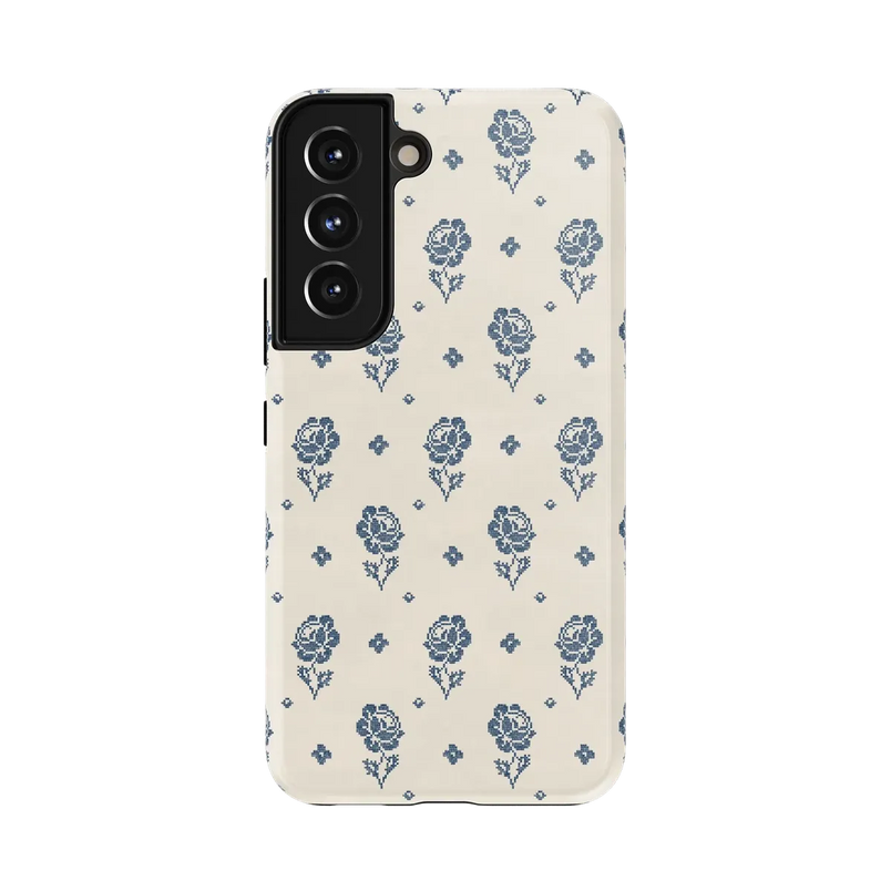 Seaside Stitch | Vintage Roses Case - Galaxy S22