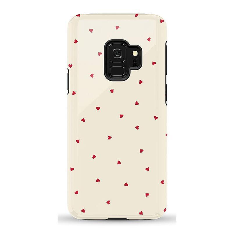 The Valentine's Collection | Tiny Red Hearts Case Phone Case Casetry Essential Galaxy S9