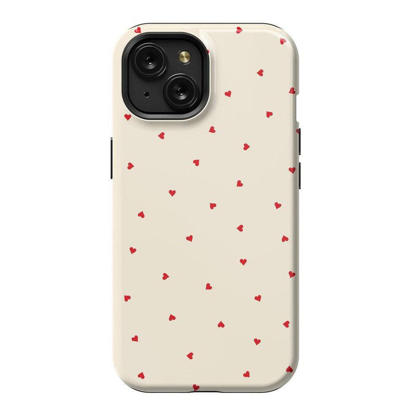Be Mine | Tiny Hearts Case Phone Case Casetry Essential + MagSafe® iPhone 15