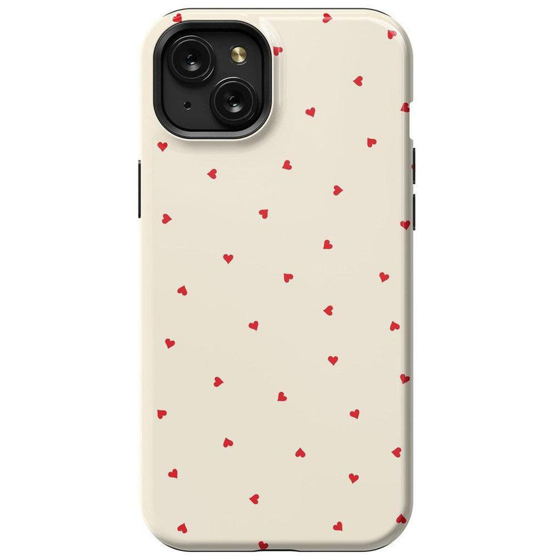 Be Mine | Tiny Hearts Case Phone Case Casetry Essential + MagSafe® iPhone 15 Plus