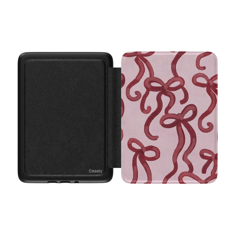 Love Me Knot | Mauve Bow Kindle Case