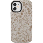 Beige Garden | Neutral Floral Case iPhone Case get.casely Bold + MagSafe® iPhone 12 Pro