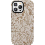 Beige Garden | Neutral Floral Case iPhone Case get.casely Bold + MagSafe® iPhone 13 Pro Max