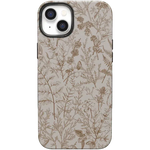 Beige Garden | Neutral Floral Case iPhone Case get.casely Bold + MagSafe® iPhone 14 Plus