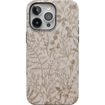Beige Garden | Neutral Floral Case iPhone Case get.casely Bold + MagSafe® iPhone 15 Pro Max