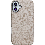 Beige Garden | Neutral Floral Case iPhone Case get.casely Bold + MagSafe® iPhone 16 Plus