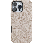 Beige Garden | Neutral Floral Case iPhone Case get.casely Bold + MagSafe® iPhone 16 Pro Max