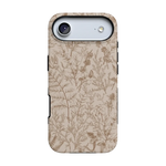 Beige Garden | Neutral Floral Case iPhone Case get.casely Bold + MagSafe® iPhone 17 Air 