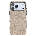 Beige Garden | Neutral Floral Case iPhone Case get.casely Bold + MagSafe® iPhone 17 Pro Max 