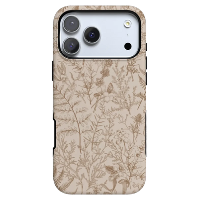 Beige Garden | Neutral Floral Case iPhone Case get.casely Bold + MagSafe® iPhone 17 Pro Max 