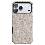Beige Garden | Neutral Floral Case iPhone Case get.casely Bold + MagSafe® iPhone 17 Pro Max 