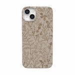 Beige Garden | Neutral Floral Case iPhone Case get.casely Classic + MagSafe® iPhone 14 Plus 