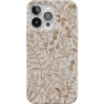 Beige Garden | Neutral Floral Case iPhone Case get.casely Classic + MagSafe® iPhone 15 Pro Max